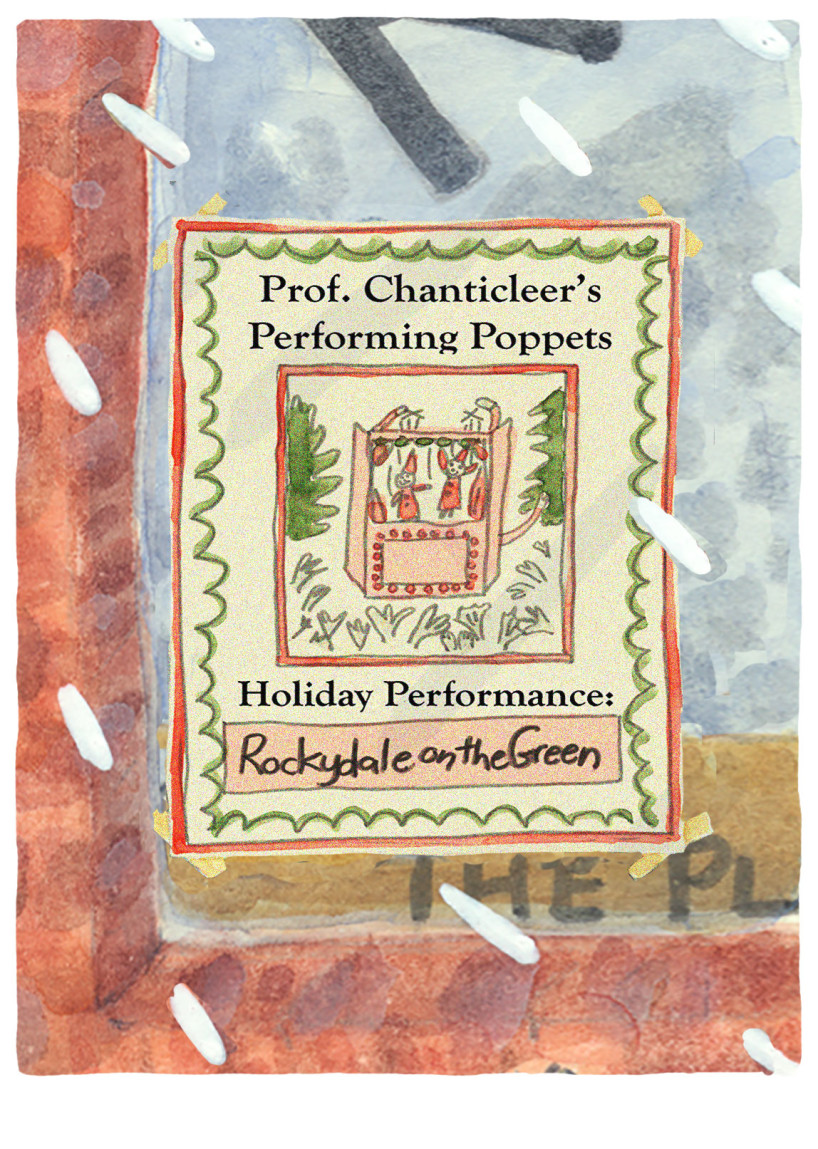 playbill for Poppets performance Xmas 2014 Rockydale